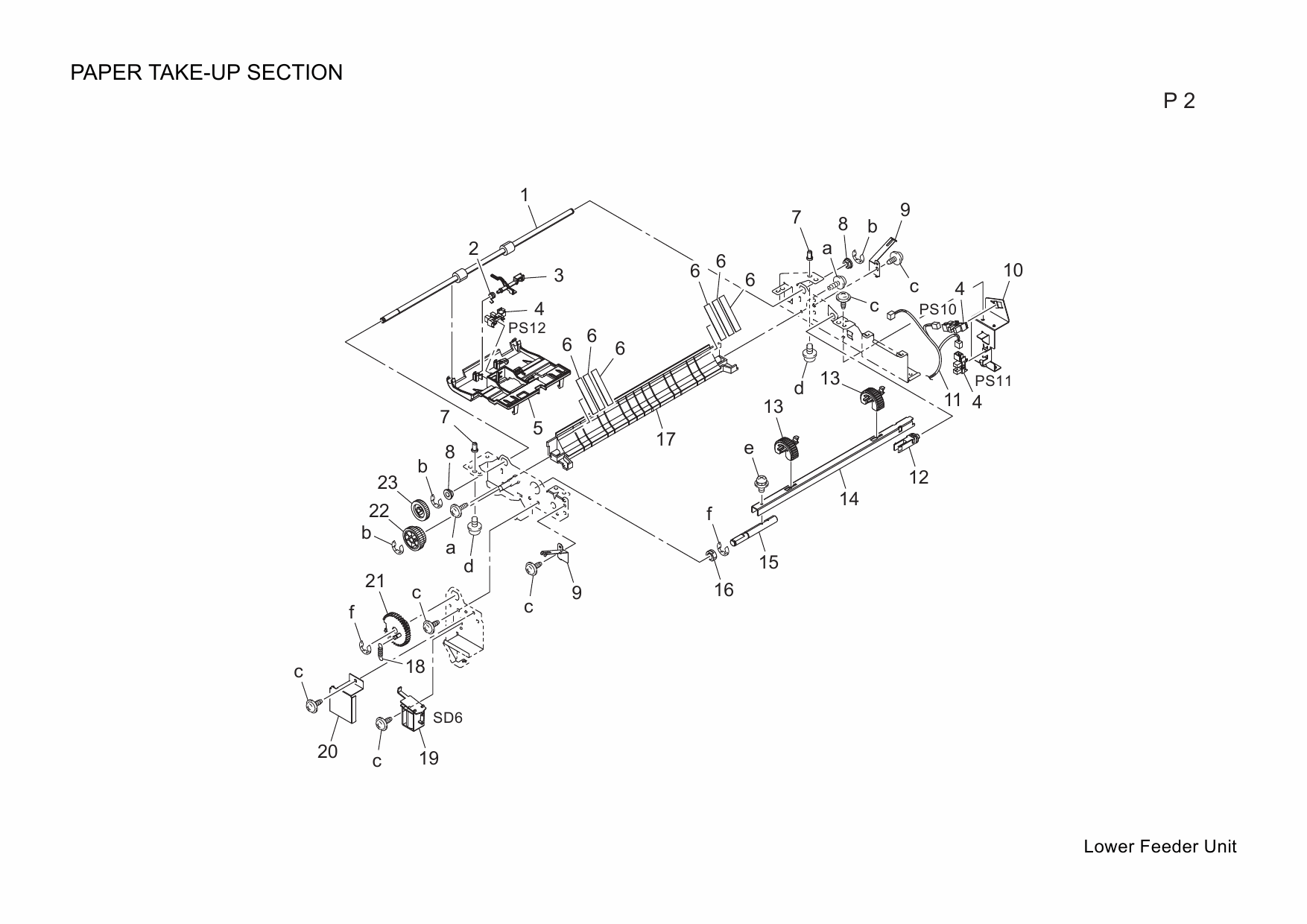 Konica-Minolta magicolor 1650EN 1690MF Lower-Feed Unit A0VP Parts Manual-4
